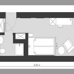 Kamer met een Queen Size Bed